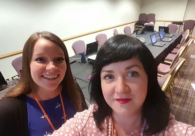 Mairi MacDonald (Left) and Gwen Culbertson (right)