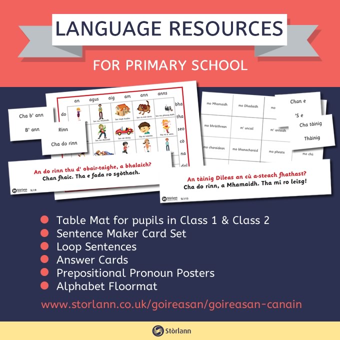 Language Resources - Table Mat, Sentence Maker, Loop Sentences, Answer Cards, Prepositional Pronoun Posters and Alphabet placemat.